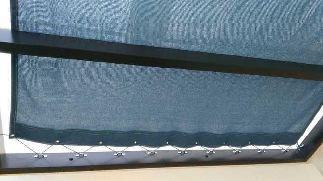 Couverture de pergola, laizes en Mesh